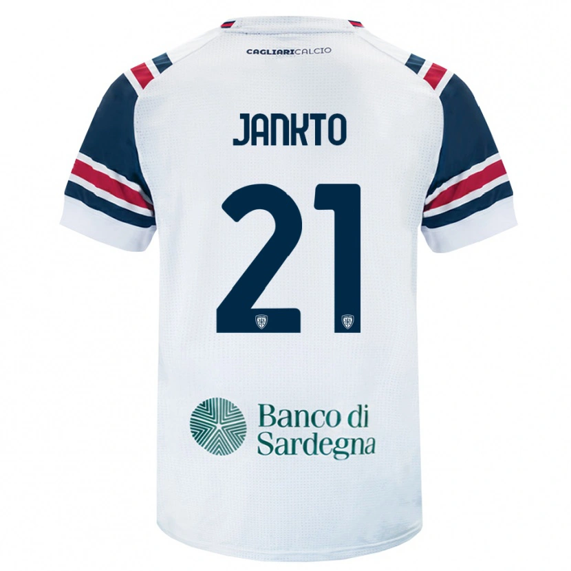 Danxen Criança Camisola Jakub Jankto #21 Branco Vermelho Verde Alternativa 2026/27 Camisa Brasil