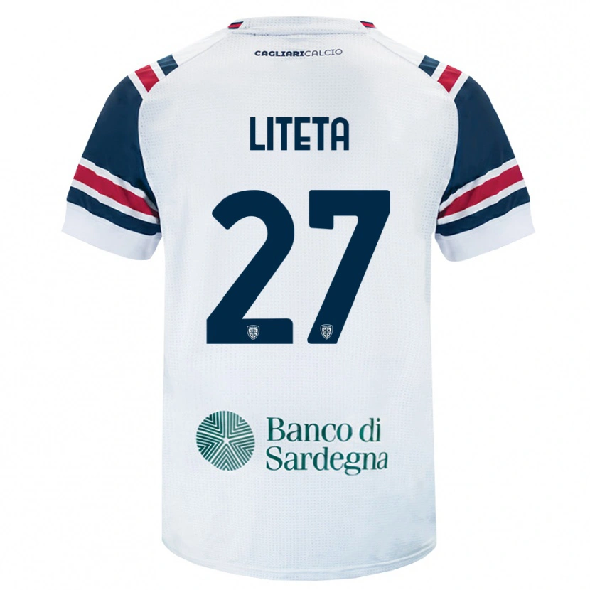 Danxen Criança Camisola Joseph Liteta #27 Branco Vermelho Verde Alternativa 2026/27 Camisa Brasil