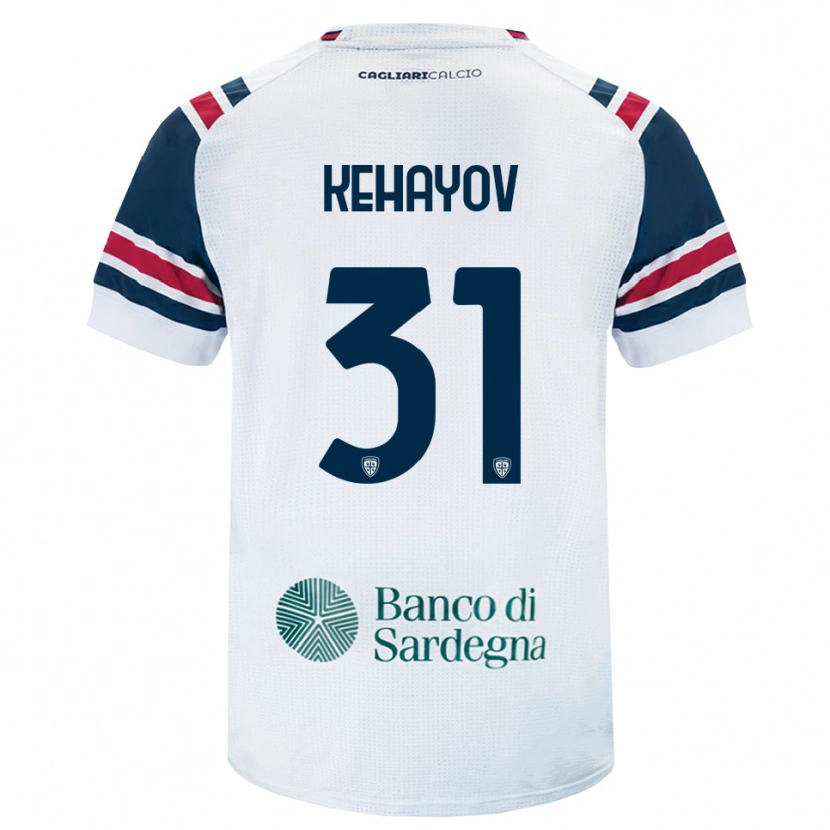 Danxen Criança Camisola Atanas Kehayov #31 Branco Vermelho Verde Alternativa 2026/27 Camisa Brasil
