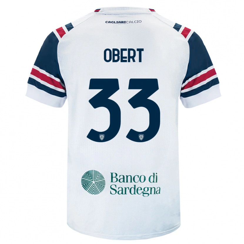 Danxen Criança Camisola Adam Obert #33 Branco Vermelho Verde Alternativa 2026/27 Camisa Brasil