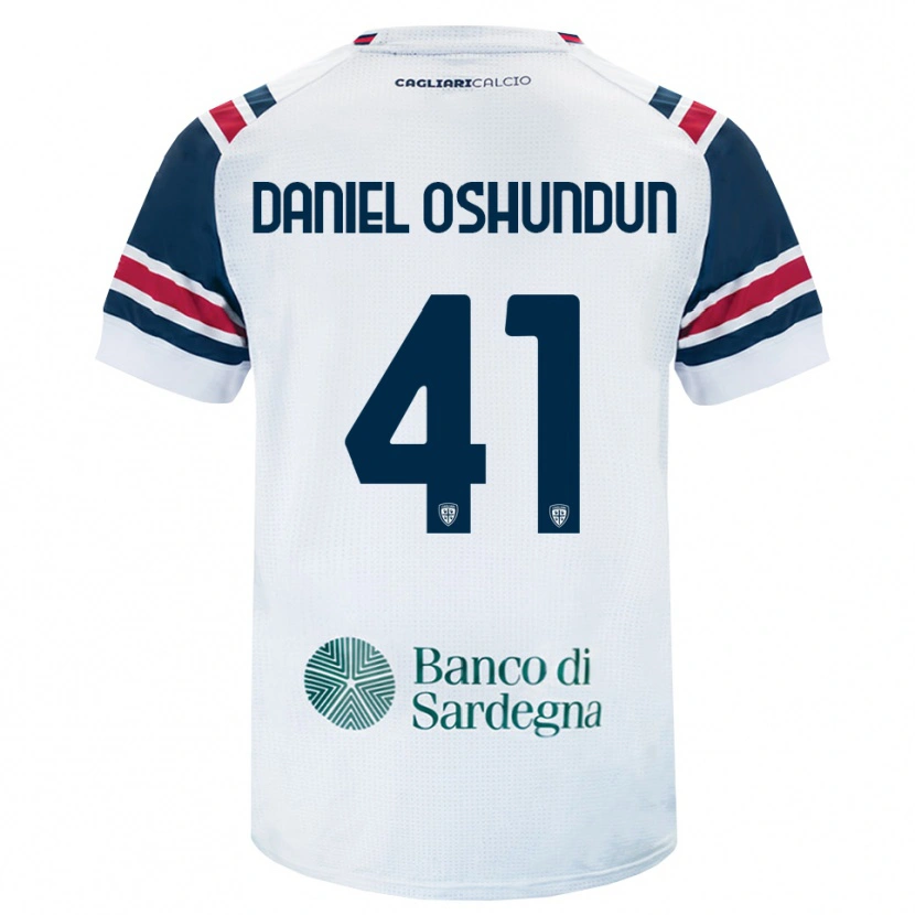 Danxen Criança Camisola Olasunkanmi Daniel Oshundun #41 Branco Vermelho Verde Alternativa 2026/27 Camisa Brasil