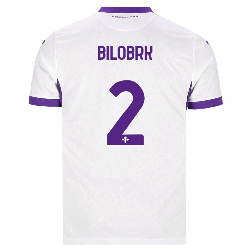 Danxen Criança Camisola Ante Bilobrk #2 Branco Roxo Alternativa 2026/27 Camisa Brasil