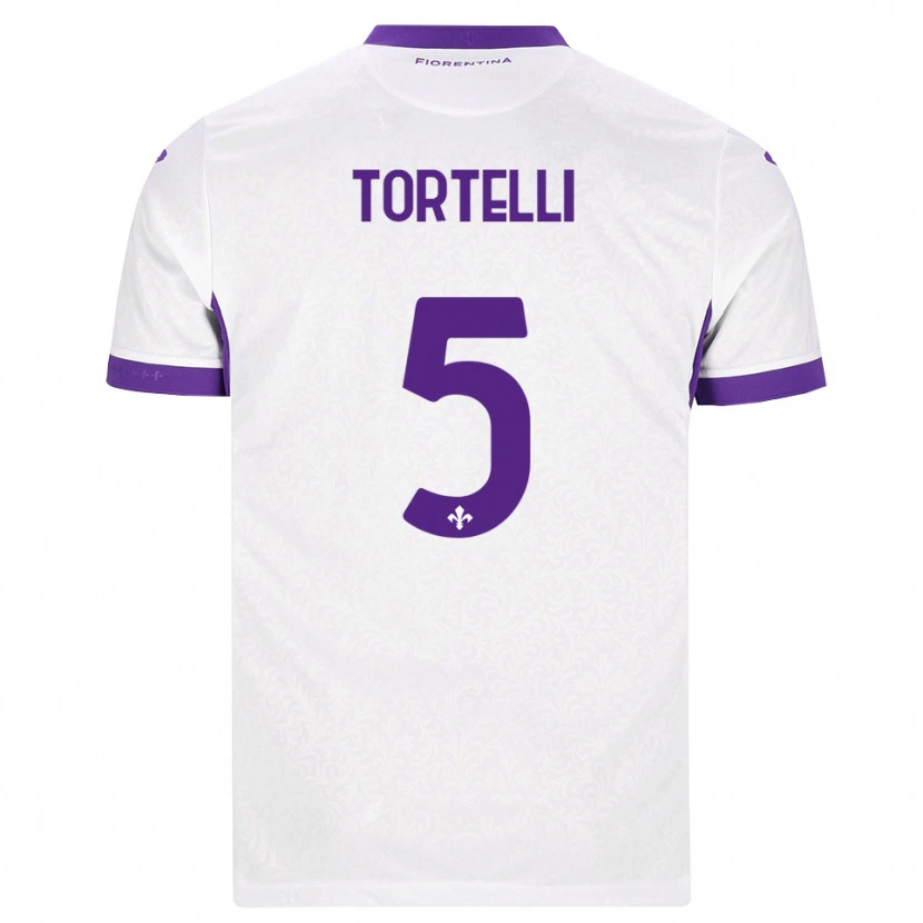 Danxen Criança Camisola Alice Tortelli #5 Branco Roxo Alternativa 2026/27 Camisa Brasil