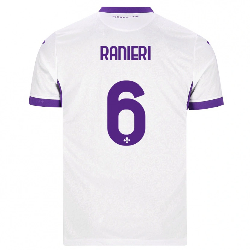 Danxen Criança Camisola Luca Ranieri #6 Branco Roxo Alternativa 2026/27 Camisa Brasil