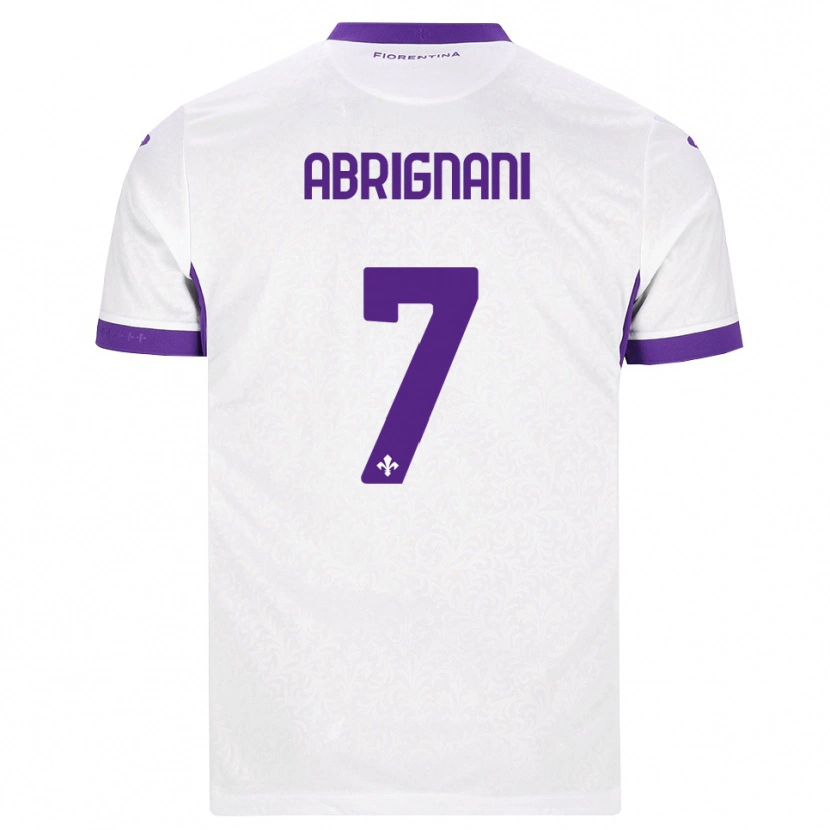Danxen Criança Camisola Filippo Abrignani #7 Branco Roxo Alternativa 2026/27 Camisa Brasil
