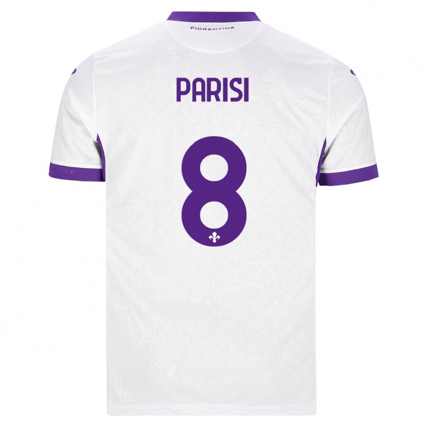 Danxen Criança Camisola Alice Parisi #8 Branco Roxo Alternativa 2026/27 Camisa Brasil