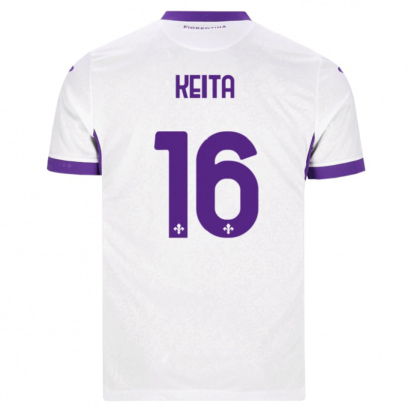 Danxen Criança Camisola Bala Keita #16 Branco Roxo Alternativa 2026/27 Camisa Brasil
