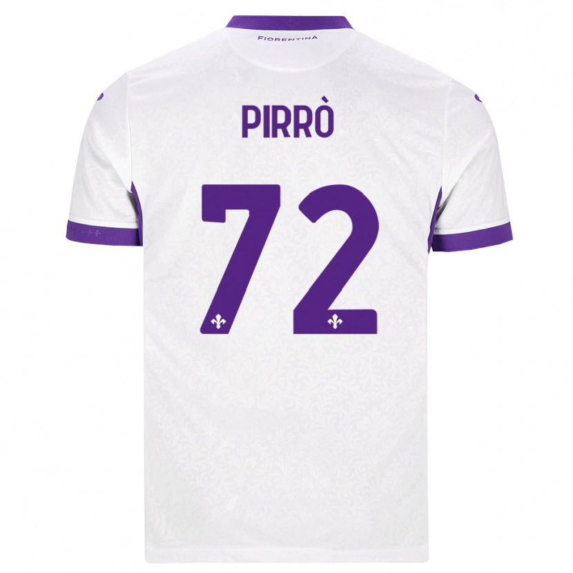 Danxen Criança Camisola Antonio Pirrò #72 Branco Roxo Alternativa 2026/27 Camisa Brasil