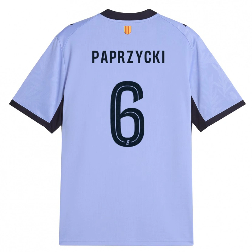 Danxen Criança Camisola Aurore Paprzycki #6 Lavanda Preto Terceiro 2026/27 Camisa Brasil