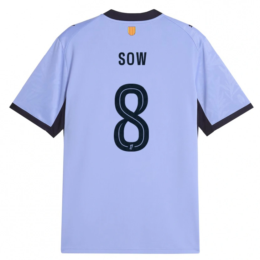 Danxen Criança Camisola Mbayang Sow #8 Lavanda Preto Terceiro 2026/27 Camisa Brasil