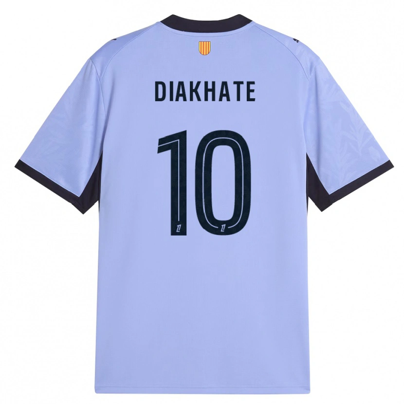 Danxen Criança Camisola Ndeye Awa Diakhaté #10 Lavanda Preto Terceiro 2026/27 Camisa Brasil