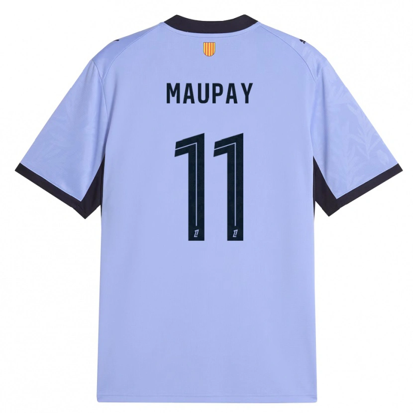 Danxen Criança Camisola Neal Maupay #11 Lavanda Preto Terceiro 2026/27 Camisa Brasil