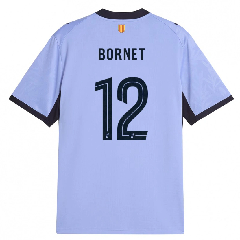 Danxen Criança Camisola Camille Bornet #12 Lavanda Preto Terceiro 2026/27 Camisa Brasil