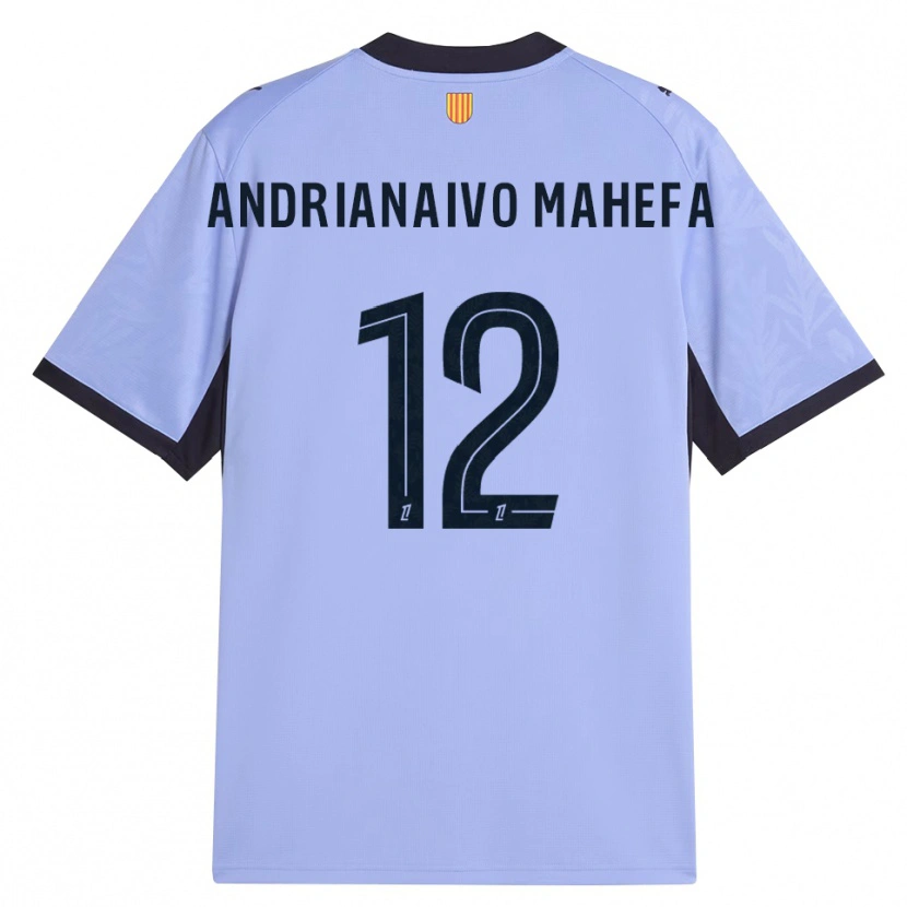 Danxen Criança Camisola Mathis Andrianaivo Mahefa #12 Lavanda Preto Terceiro 2026/27 Camisa Brasil