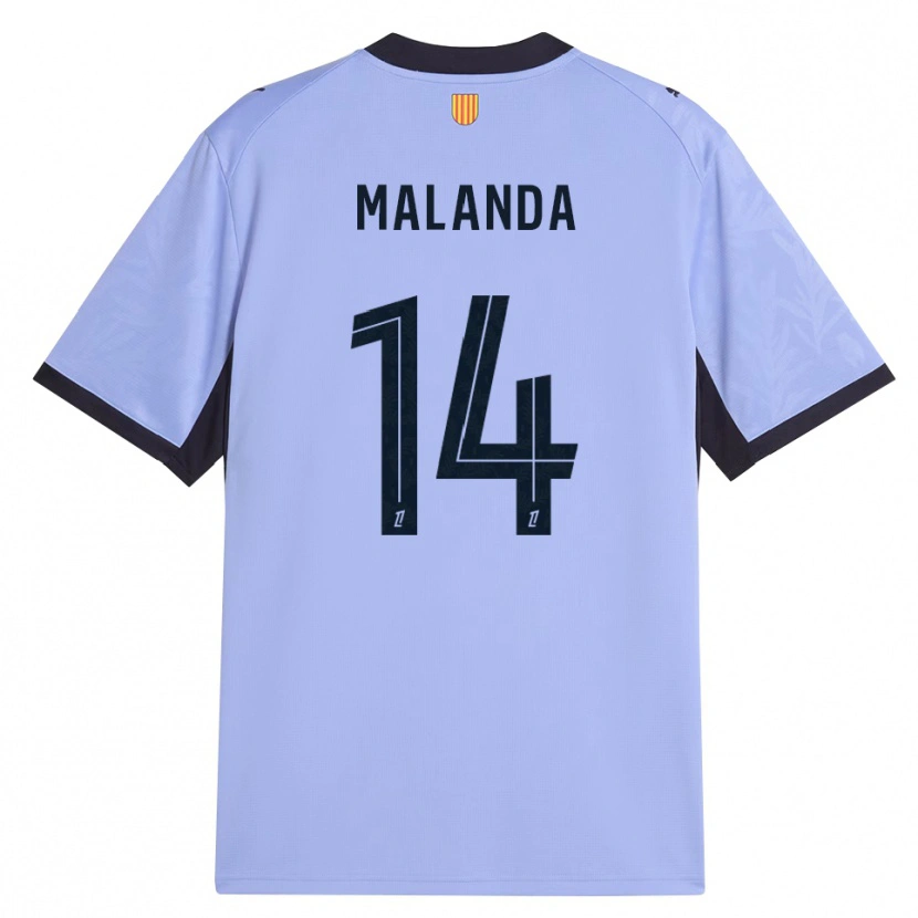 Danxen Criança Camisola Jephthe Malanda #14 Lavanda Preto Terceiro 2026/27 Camisa Brasil