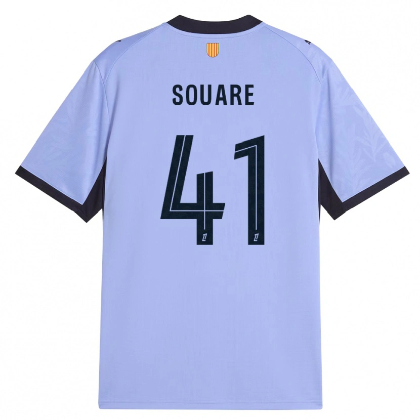 Danxen Criança Camisola Cheick Souare #41 Lavanda Preto Terceiro 2026/27 Camisa Brasil