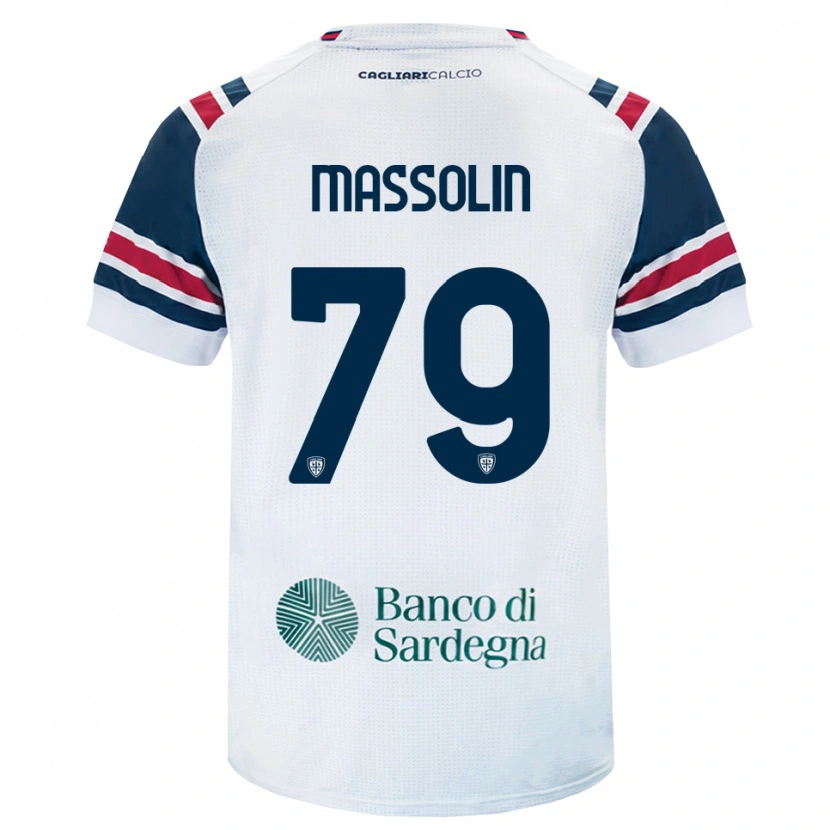 Danxen Criança Camisola Yanis Massolin #79 Branco Vermelho Verde Alternativa 2026/27 Camisa Brasil