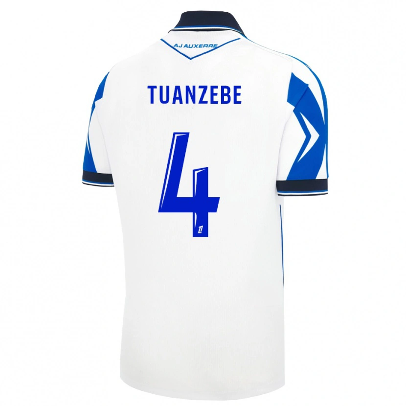 Danxen Homem Camisola Axel Tuanzebe #4 Preto Branco Azul Principal 2026/27 Camisa Brasil