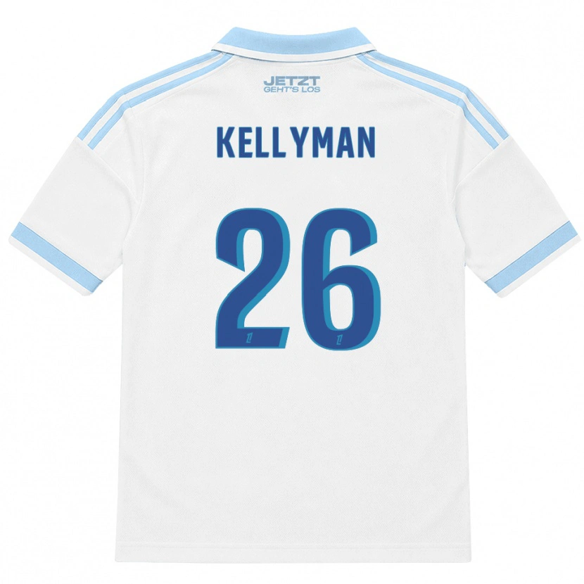 Danxen Homem Camisola Omari Kellyman #26 Azul Céu Claro Branco Vermelho Alternativa 2026/27 Camisa Brasil