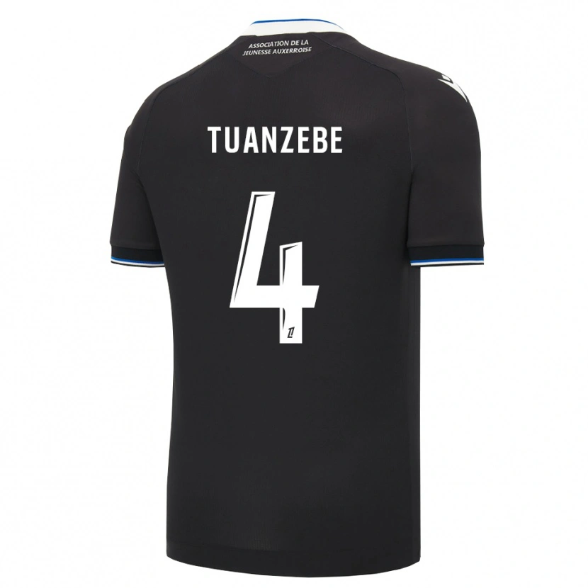 Danxen Homem Camisola Axel Tuanzebe #4 Preto Azul Branco Alternativa 2026/27 Camisa Brasil