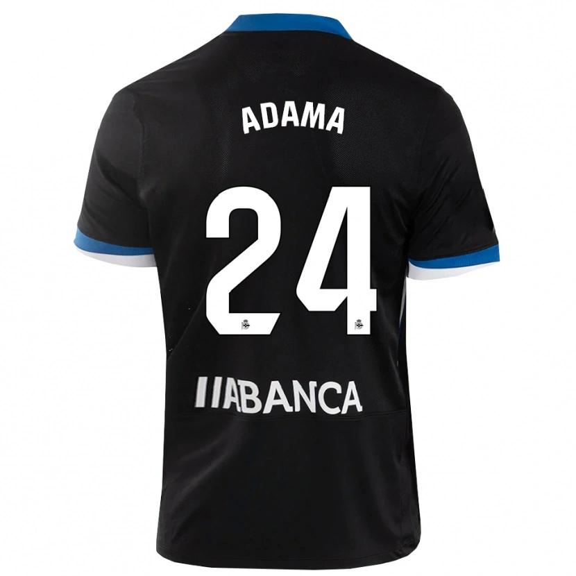 Danxen Homem Camisola Adama Traoré #24 Preto Branco Azul Alternativa 2026/27 Camisa Brasil
