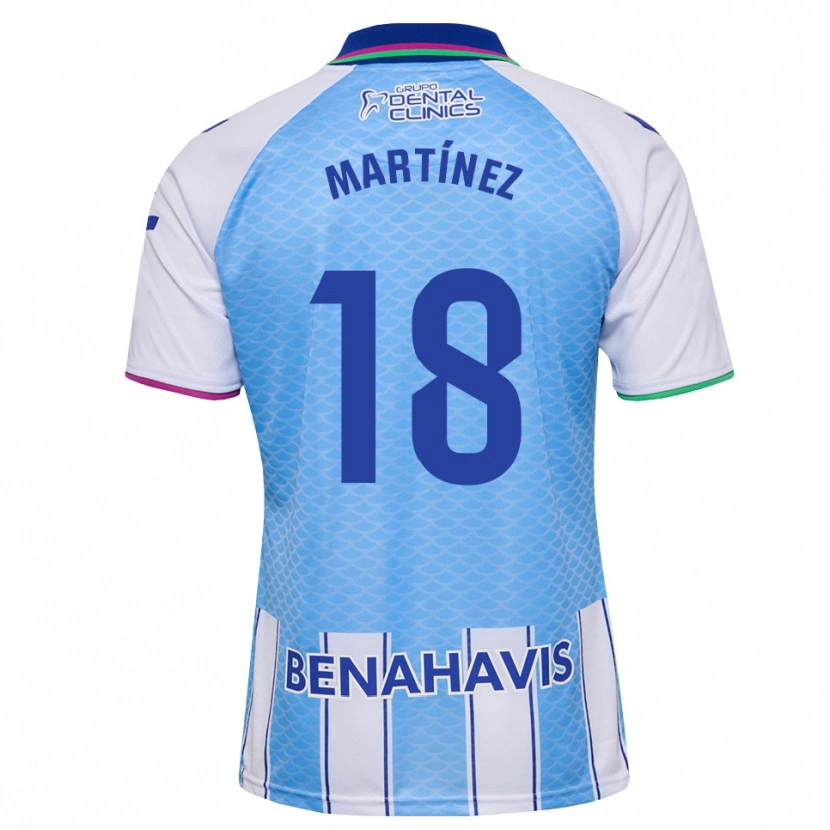 Danxen Homem Camisola Pablo Martínez #18 Azul Céu Profundo Branco Principal 2026/27 Camisa Brasil