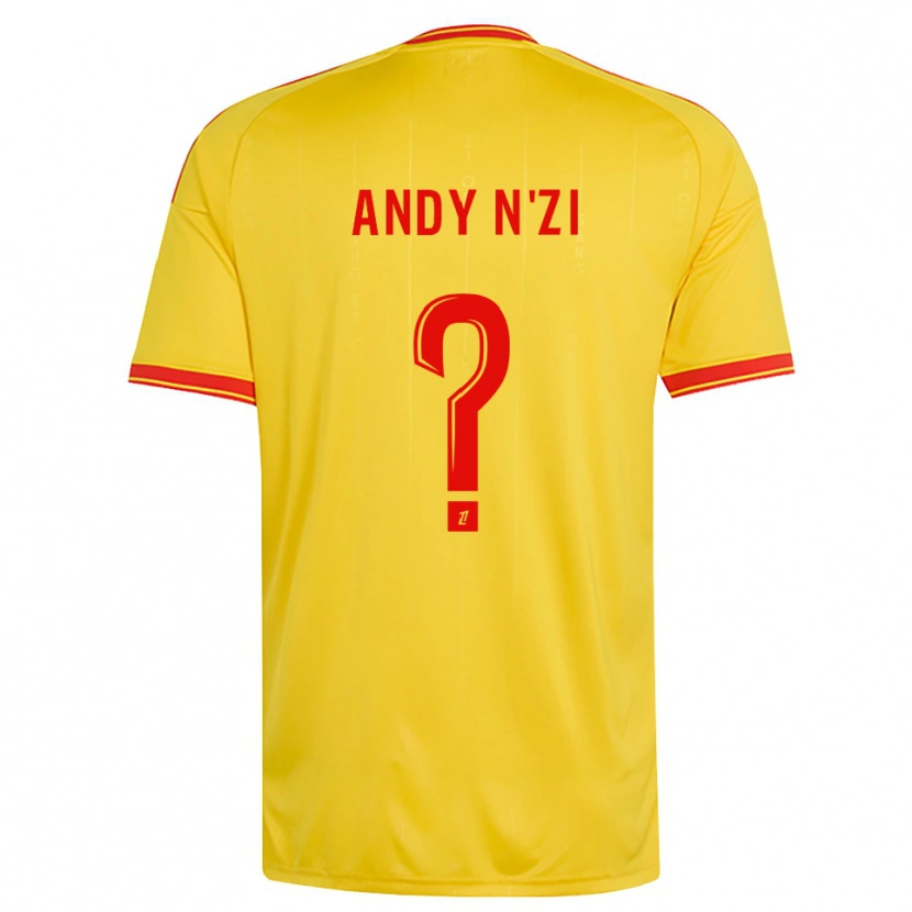Danxen Homem Camisola Christ Andy N'zi #0 Dourado Laranja Vermelho Principal 2026/27 Camisa Brasil