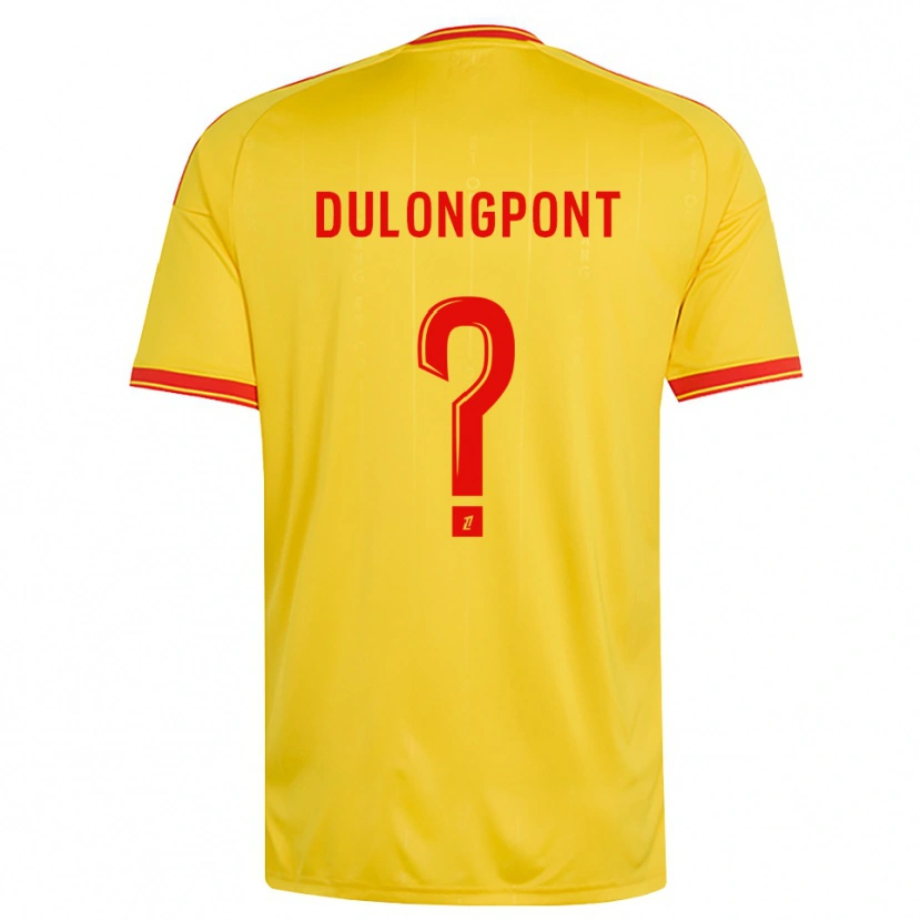 Danxen Homem Camisola Tom Dulongpont #0 Dourado Laranja Vermelho Principal 2026/27 Camisa Brasil