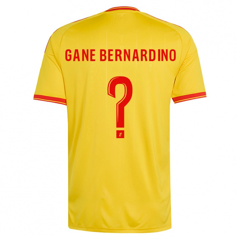 Danxen Homem Camisola Nathanaël Gane Bernardino #0 Dourado Laranja Vermelho Principal 2026/27 Camisa Brasil