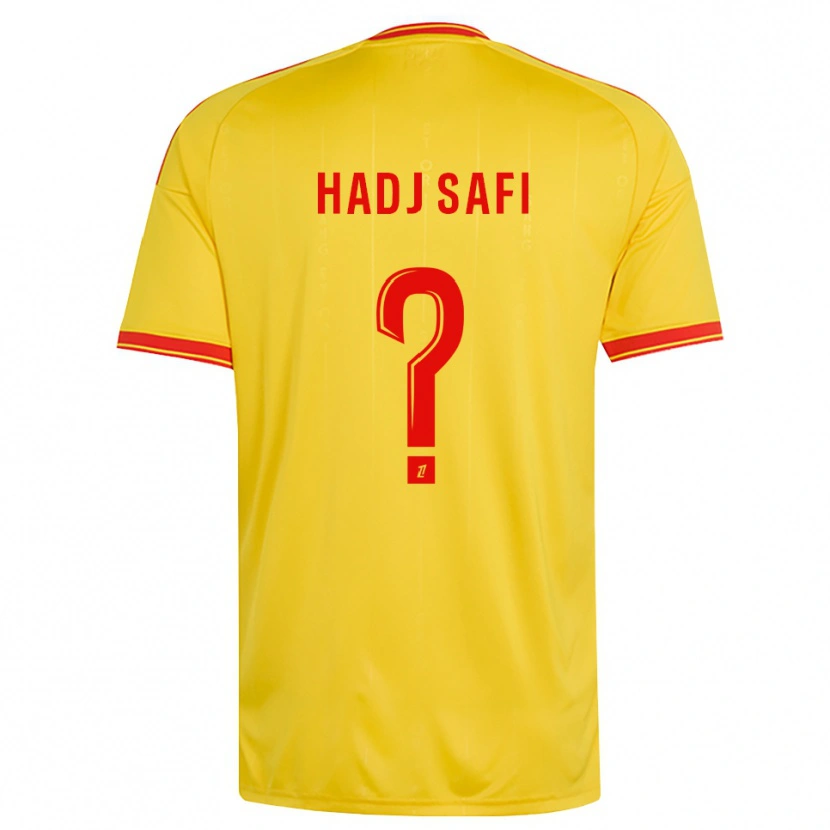 Danxen Homem Camisola Souhina Hadj Safi #0 Dourado Laranja Vermelho Principal 2026/27 Camisa Brasil