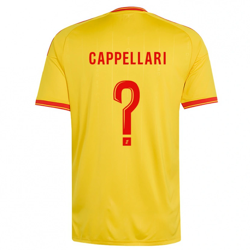Danxen Homem Camisola Jihan Cappellari #0 Dourado Laranja Vermelho Principal 2026/27 Camisa Brasil
