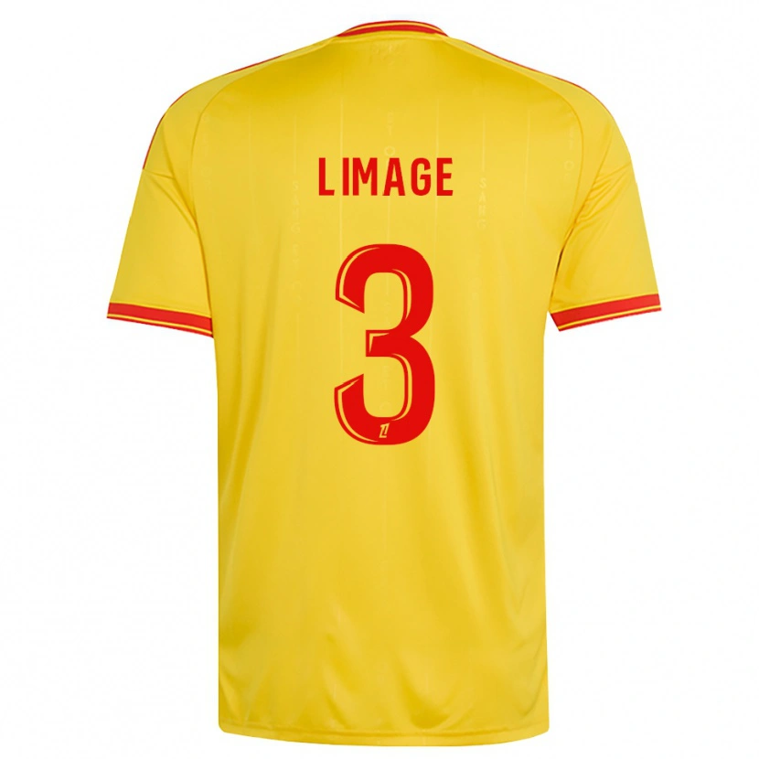 Danxen Homem Camisola Jennyfer Limage #3 Dourado Laranja Vermelho Principal 2026/27 Camisa Brasil