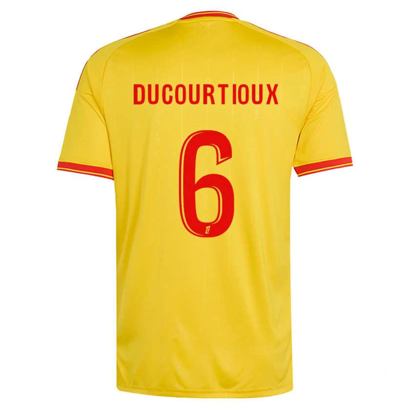Danxen Homem Camisola Ilan Ducourtioux #6 Dourado Laranja Vermelho Principal 2026/27 Camisa Brasil