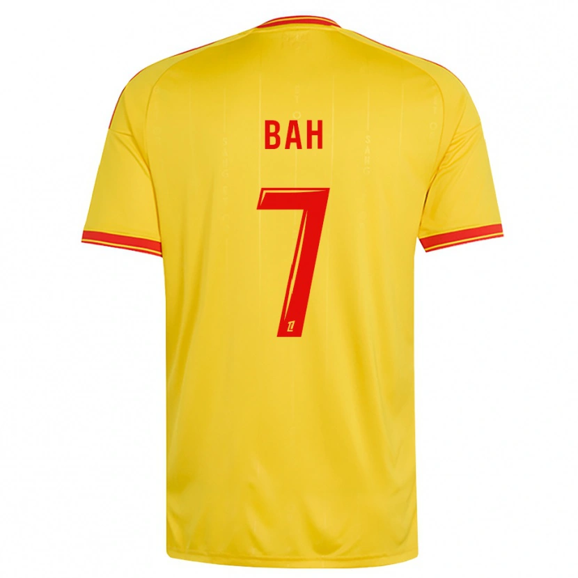 Danxen Homem Camisola Alpha Bah #7 Dourado Laranja Vermelho Principal 2026/27 Camisa Brasil