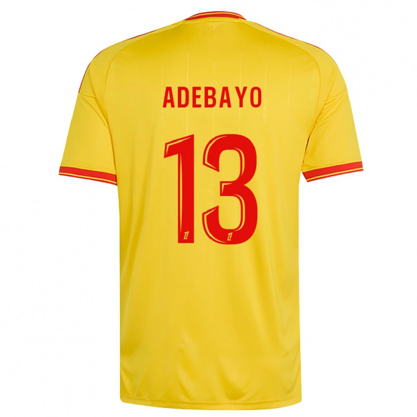 Danxen Homem Camisola Kamil Adebayo #13 Dourado Laranja Vermelho Principal 2026/27 Camisa Brasil