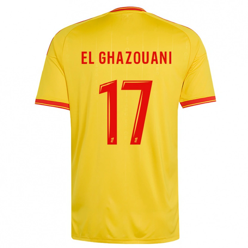 Danxen Homem Camisola Fatima El Ghazouani #17 Dourado Laranja Vermelho Principal 2026/27 Camisa Brasil