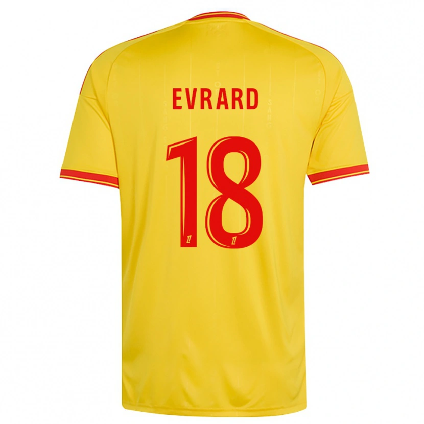 Danxen Homem Camisola Julia Evrard #18 Dourado Laranja Vermelho Principal 2026/27 Camisa Brasil