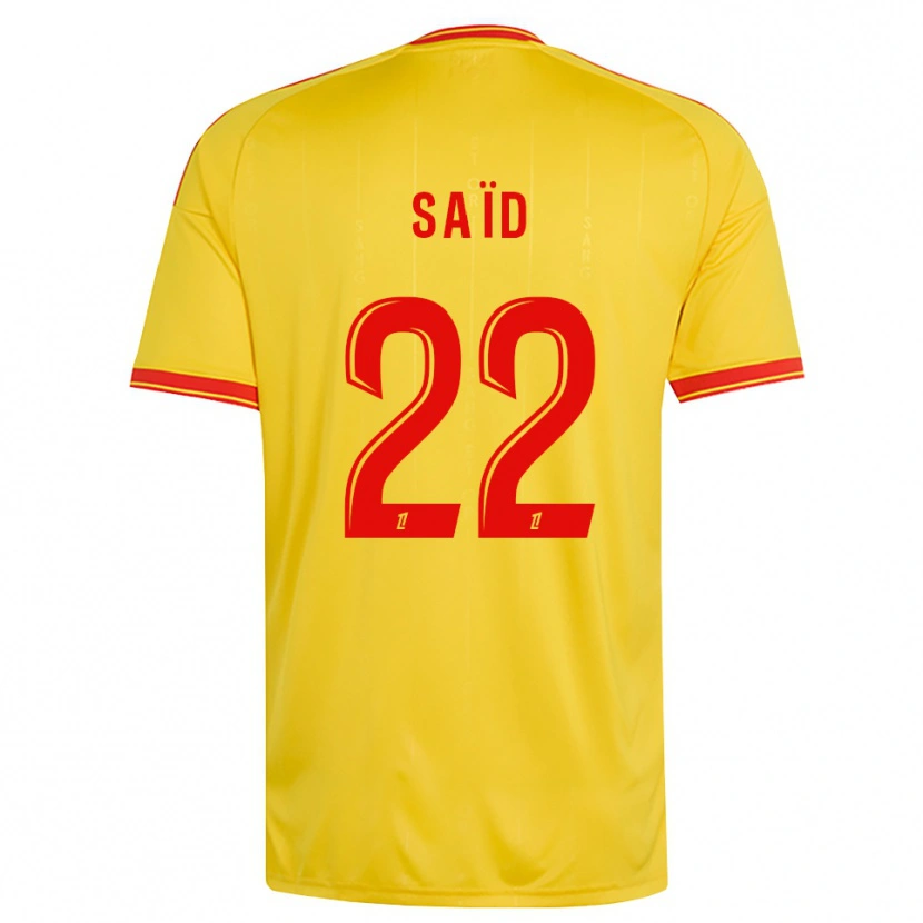 Danxen Homem Camisola Wesley Saïd #22 Dourado Laranja Vermelho Principal 2026/27 Camisa Brasil