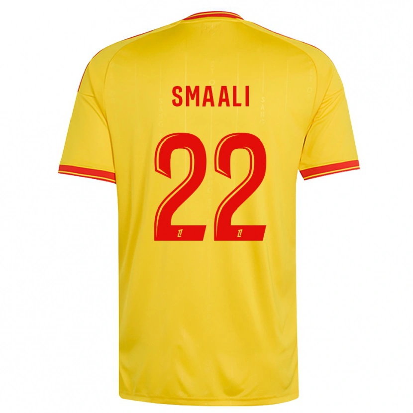 Danxen Homem Camisola Emma Smaali #22 Dourado Laranja Vermelho Principal 2026/27 Camisa Brasil