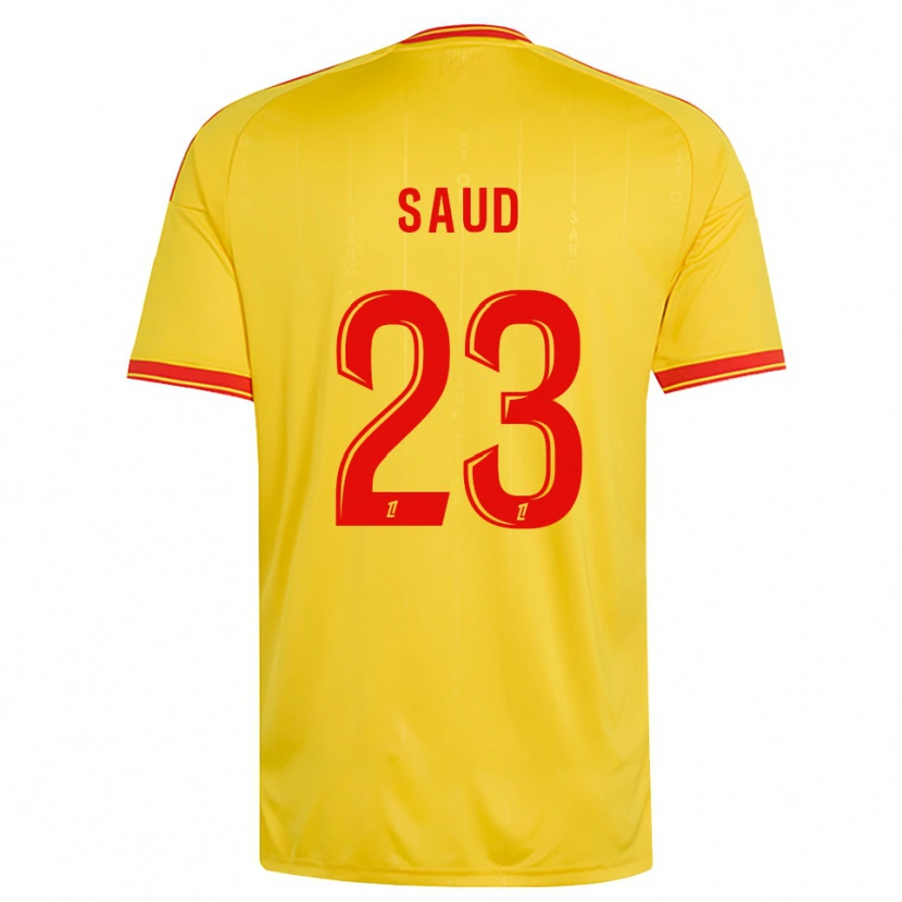 Danxen Homem Camisola Saud Abdulhamid #23 Dourado Laranja Vermelho Principal 2026/27 Camisa Brasil