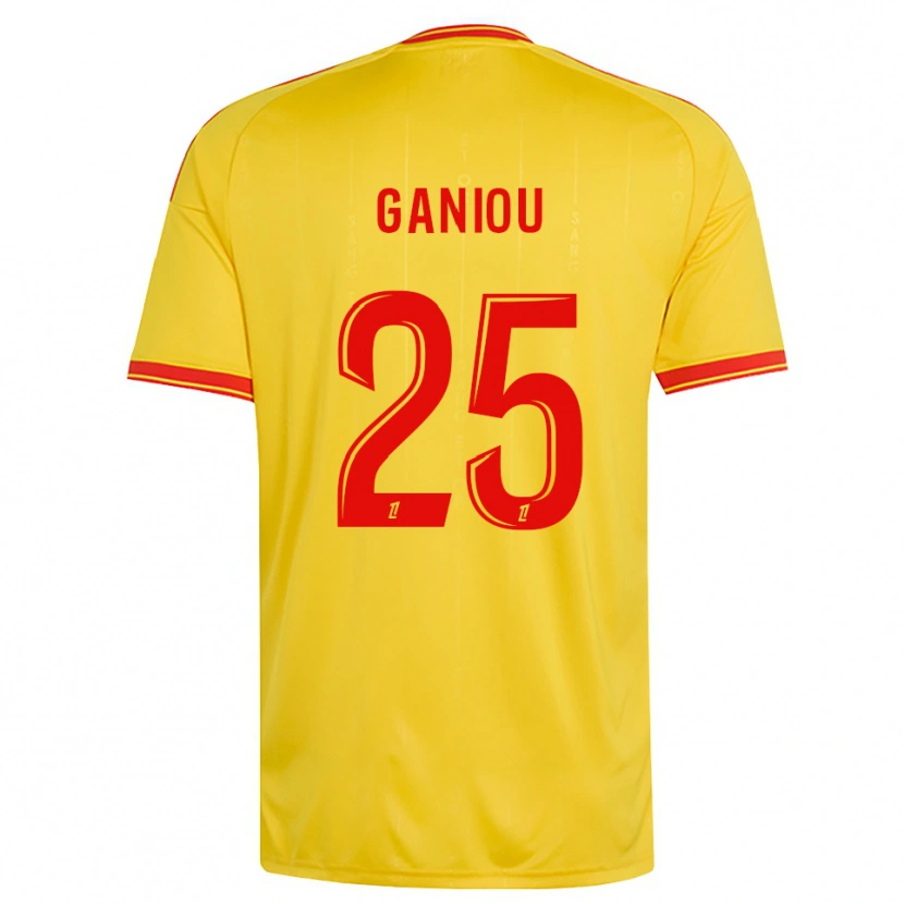 Danxen Homem Camisola Ismaëlo Ganiou #25 Dourado Laranja Vermelho Principal 2026/27 Camisa Brasil