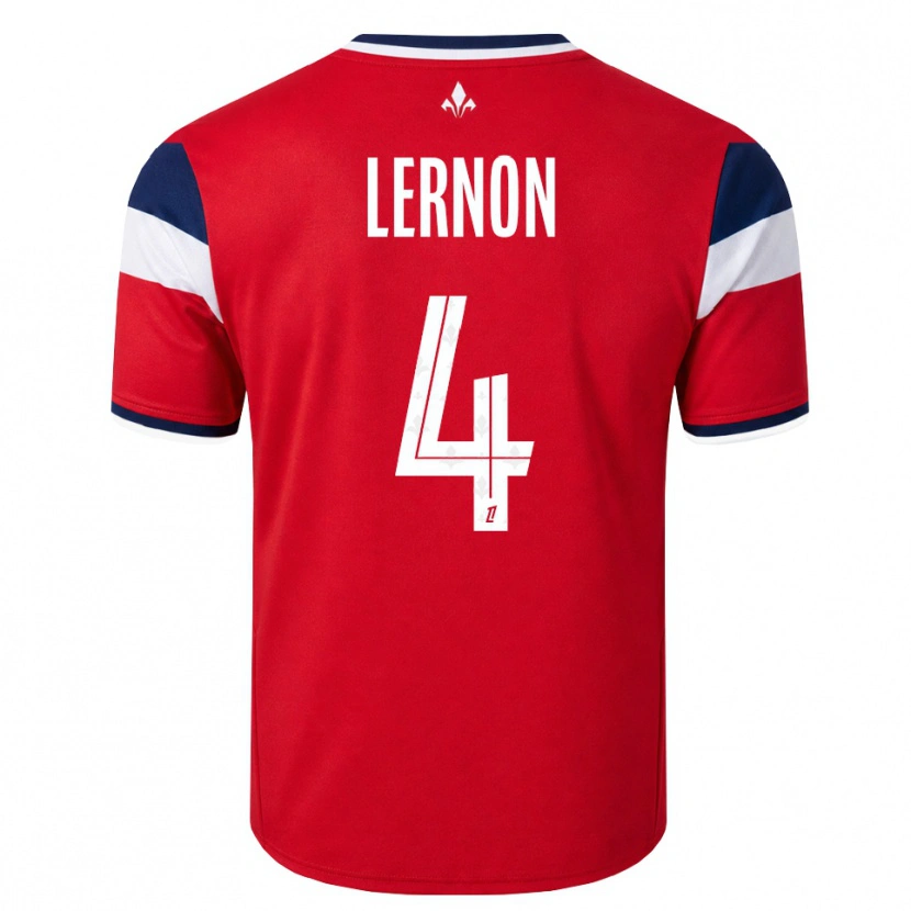 Danxen Homem Camisola Jessica Lernon #4 Vermelho Branco Azul Real Principal 2026/27 Camisa Brasil