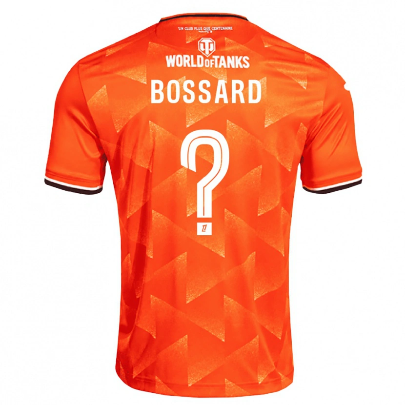 Danxen Homem Camisola Léo Bossard #0 Laranja Branco Preto Principal 2026/27 Camisa Brasil