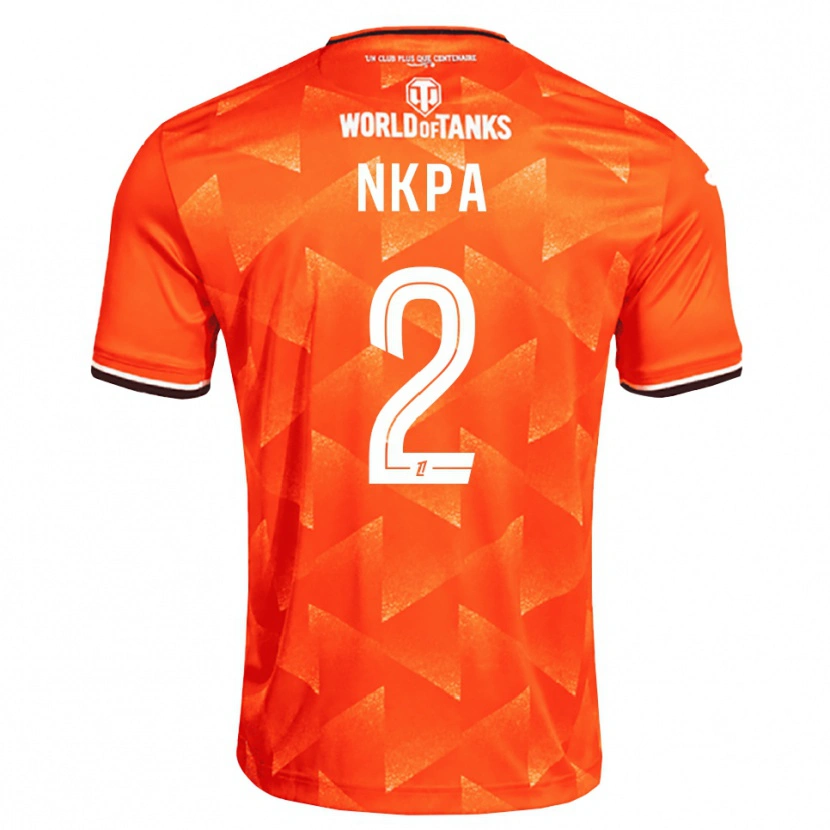 Danxen Homem Camisola Elie Nkpa #2 Laranja Branco Preto Principal 2026/27 Camisa Brasil