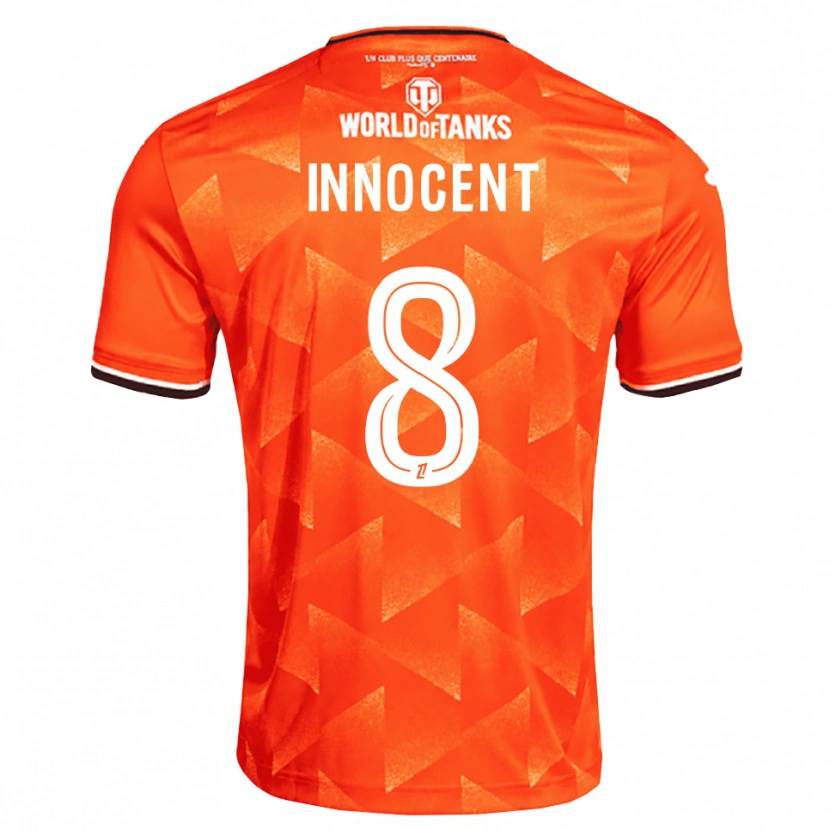 Danxen Homem Camisola Bonke Innocent #8 Laranja Branco Preto Principal 2026/27 Camisa Brasil