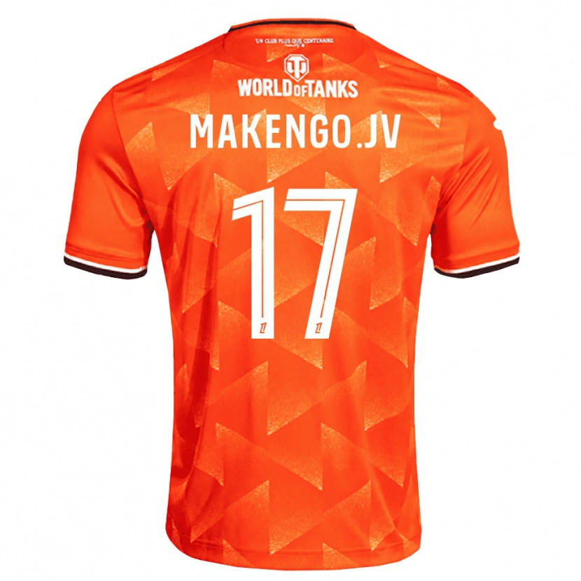 Danxen Homem Camisola Jean-Victor Makengo #17 Laranja Branco Preto Principal 2026/27 Camisa Brasil