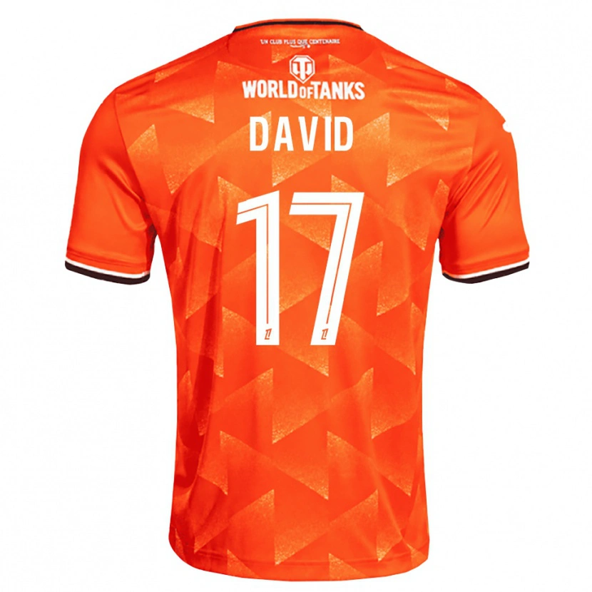 Danxen Homem Camisola Dune David #17 Laranja Branco Preto Principal 2026/27 Camisa Brasil