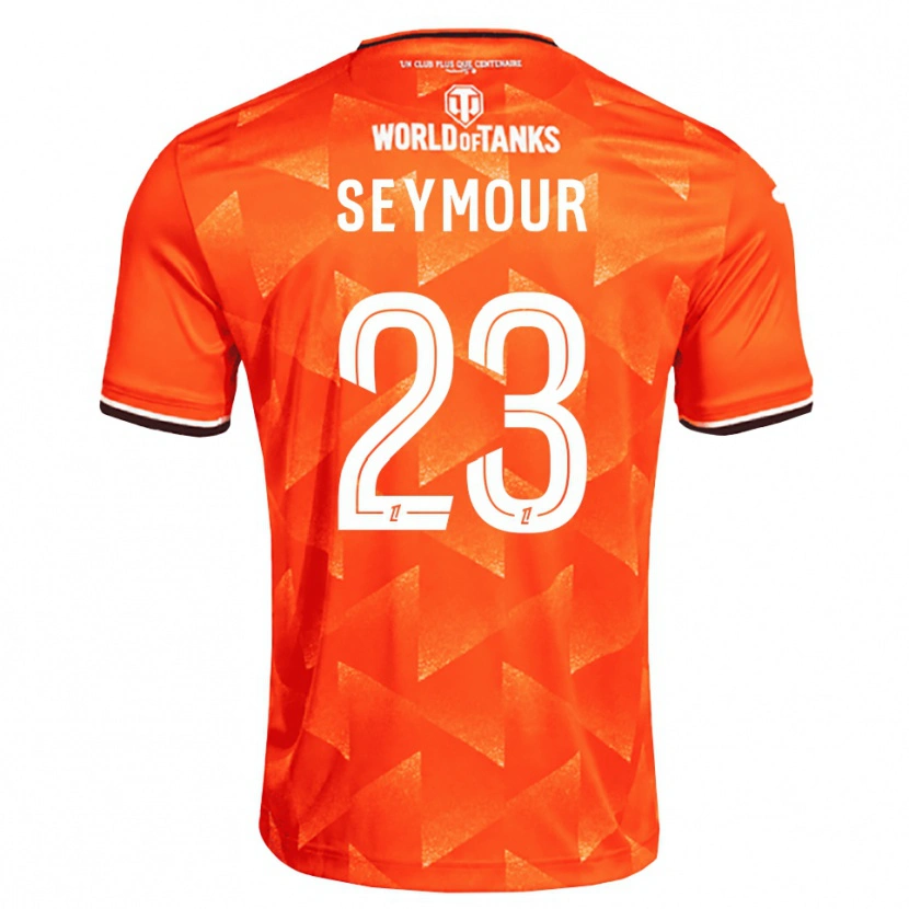Danxen Homem Camisola Brice Seymour #23 Laranja Branco Preto Principal 2026/27 Camisa Brasil