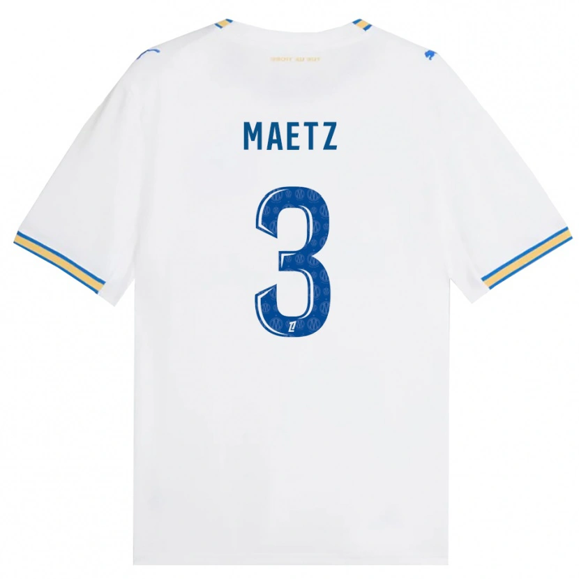 Danxen Homem Camisola Agathe Maetz #3 Azul Dodger Branco Principal 2026/27 Camisa Brasil