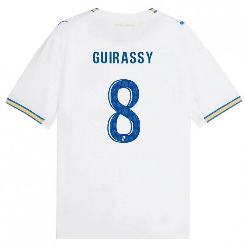 Danxen Homem Camisola Moctar Guirassy #8 Azul Dodger Branco Principal 2026/27 Camisa Brasil